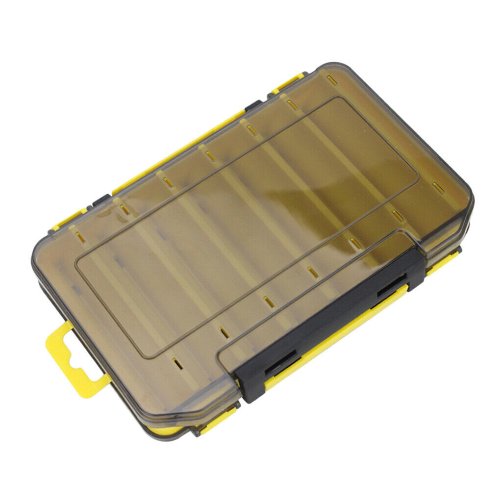 2 lot Double Sided Squid Jigs Lure Box Container Organizer Storage Case