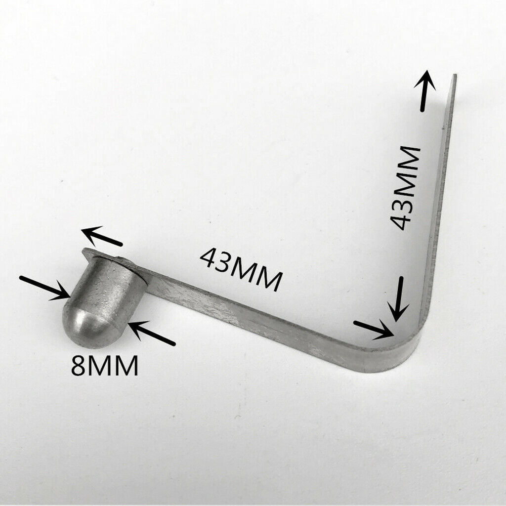 Lots 6 8mm Kayak Spring Snap Clips Strong Solid Tent Pole Clips Single