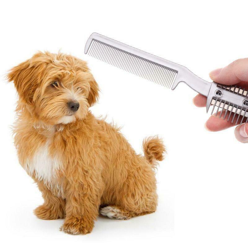 Pet Trimmer Comb Dogs Hair Removal Brush Cleaning Beauty Combs Cat Dog Grooming