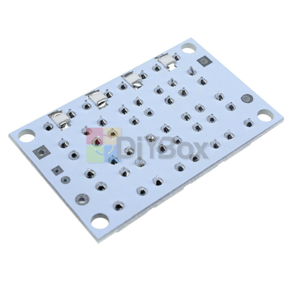 DC 3V-5V 5mm 12-LED Super Bright White Piranha LED board Night LED Lights Lamp