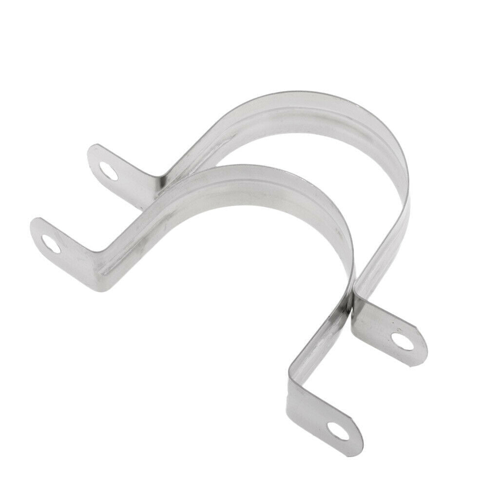 2 pieces pipe pipeline stainless steel hanger U-band clamps clip 40mm