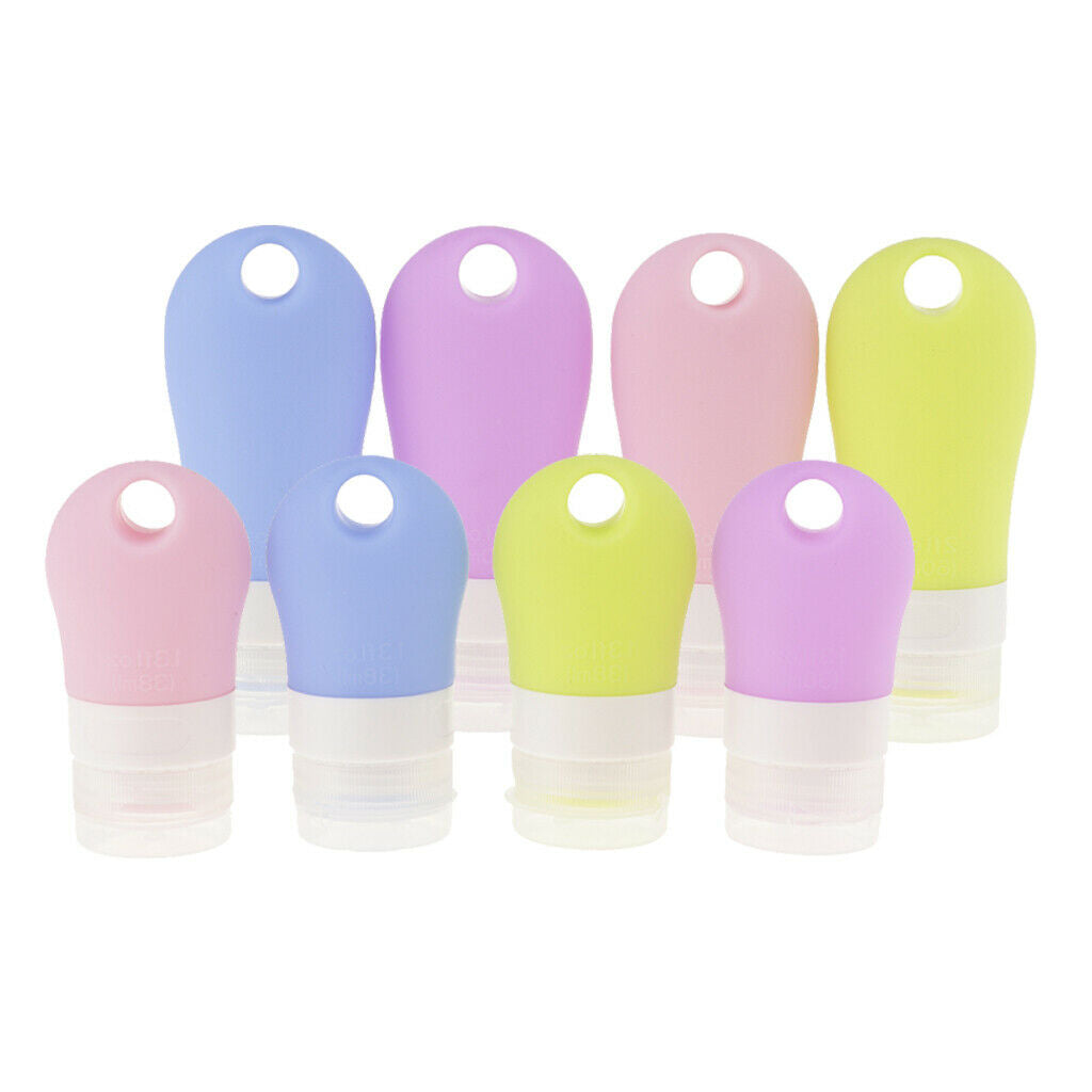 Pack of 8pcs, Empty Portable Travel Bottle Jar Canning for Essential Oil