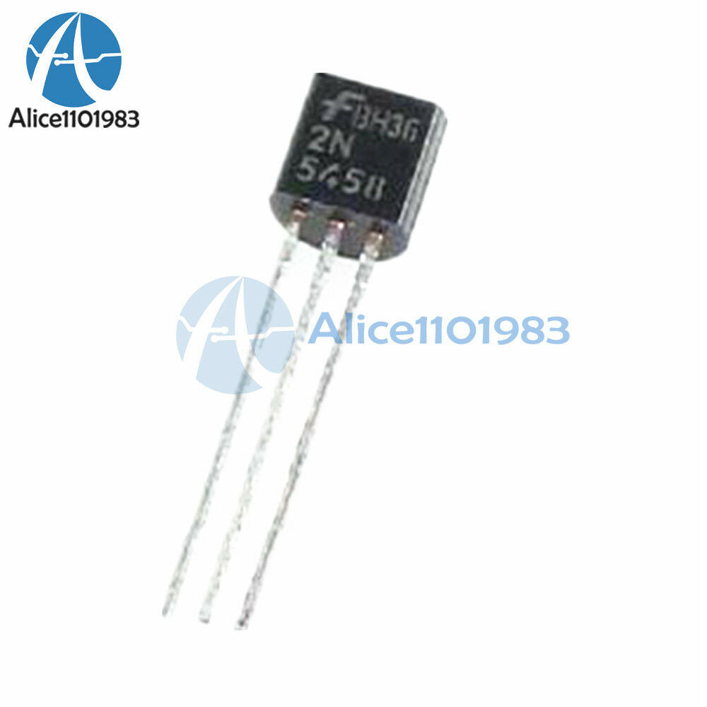 5PCS 2N5458 FSC JFET N-CH 25V 625 MW TO-92 NEW
