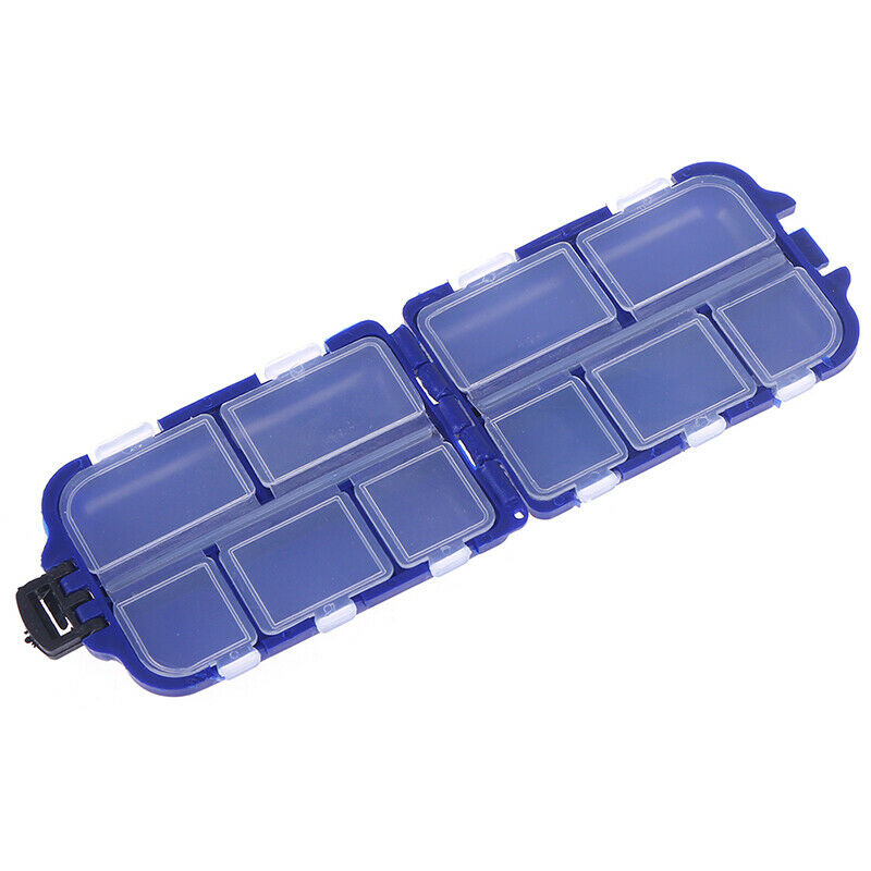Fishing Lure Compartments Storage Case Box Fish lure Spoon Hook Bait Tackle  Lt