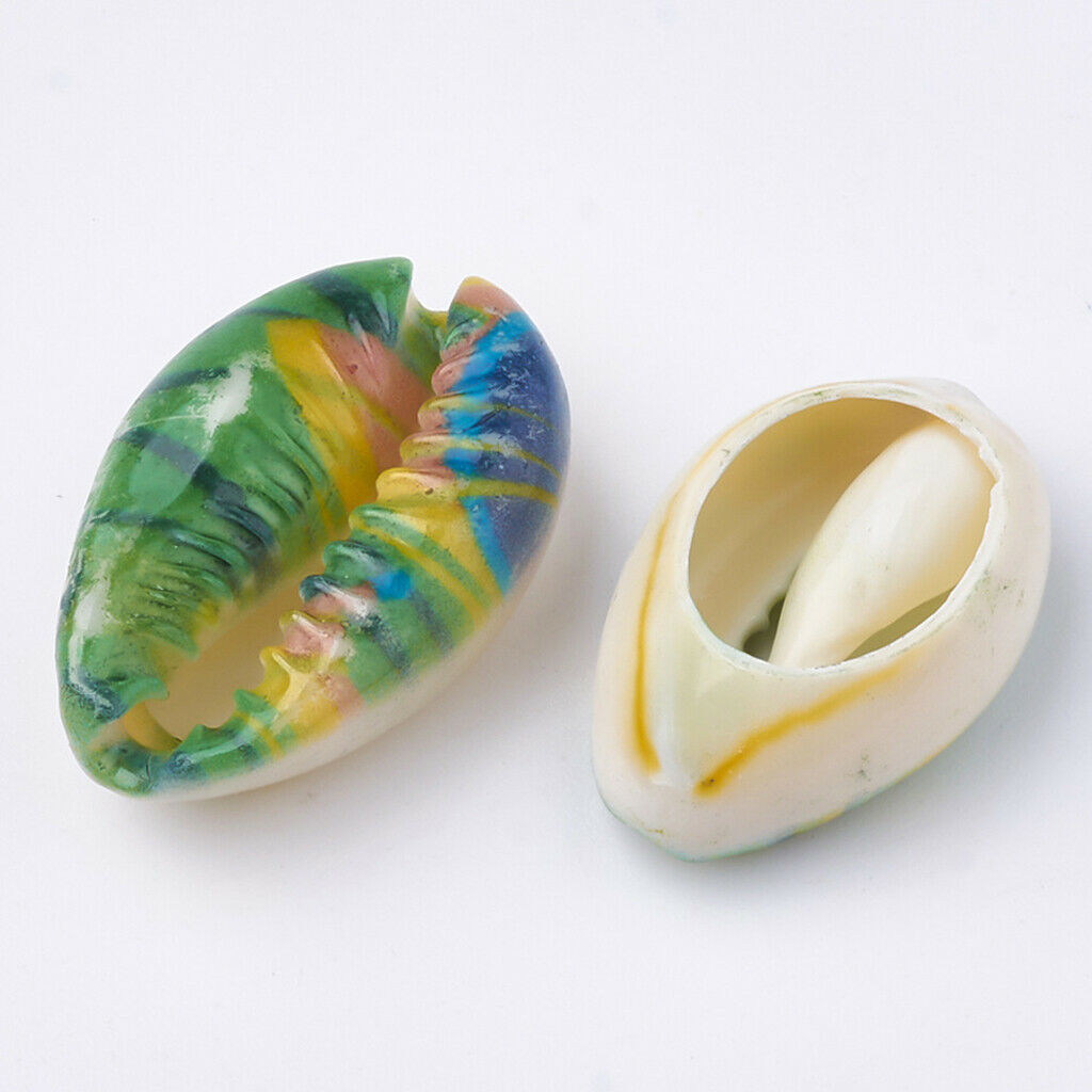 50pcs Colorful Shell Multi Color Necklace Beads Bracelet Making DIY Crafts