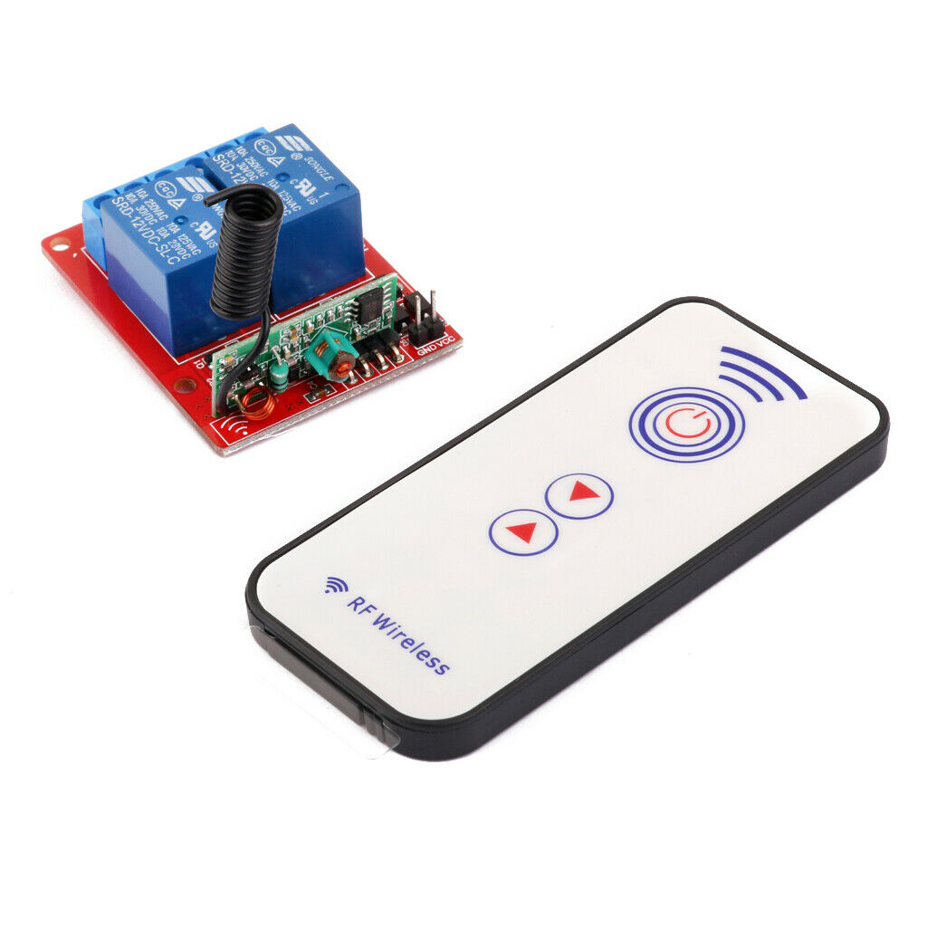12V 2CH Channel Wireless RF Remote Control Switch Relay Module 433MHz