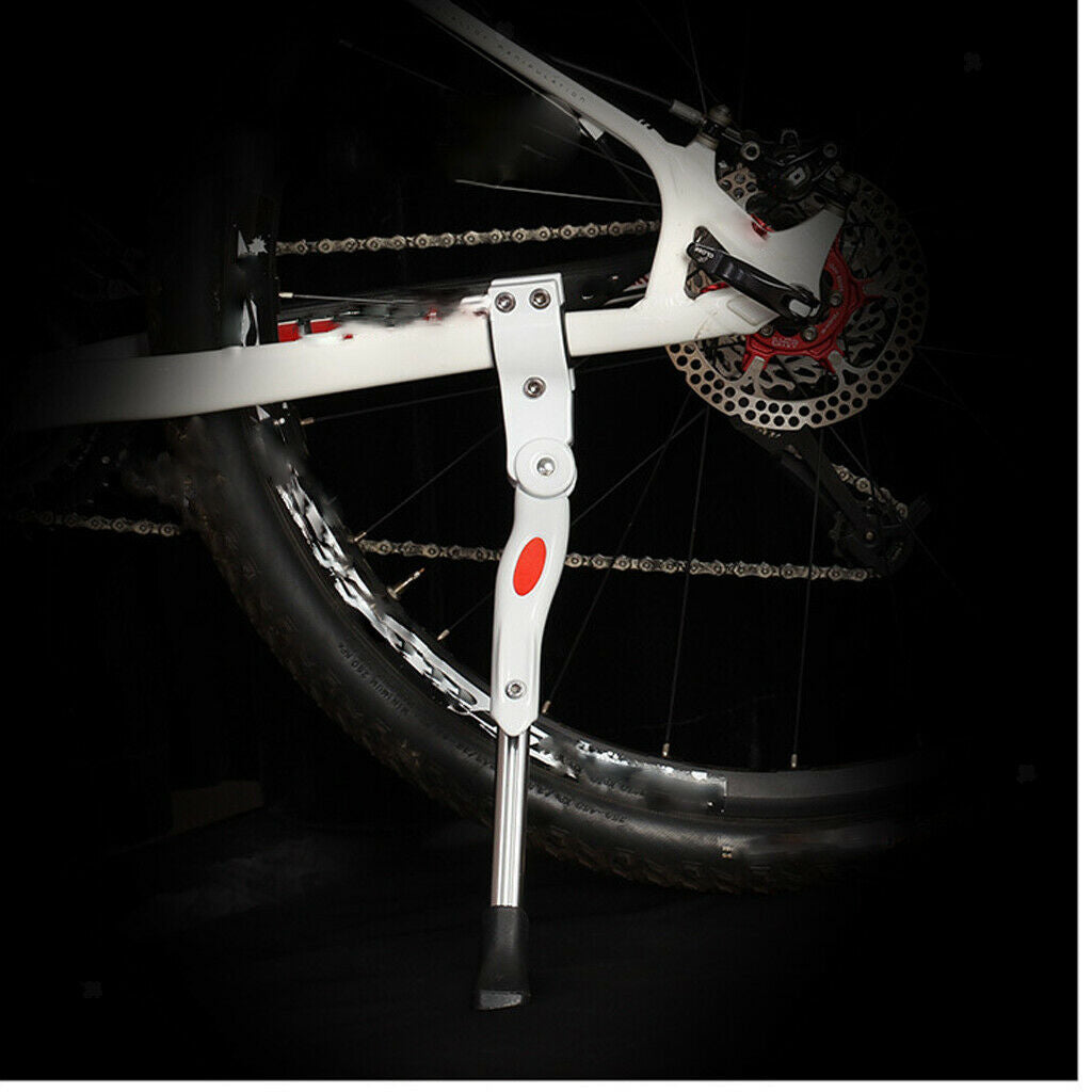 2x Adjustable Bicycle Kickstands Bike Stand Bracket for 22-27'' Wheel Dia.