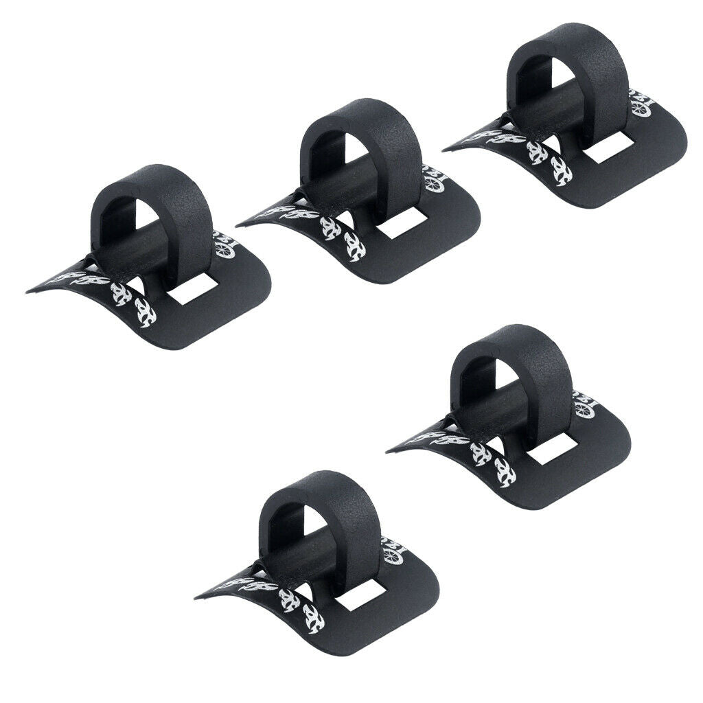 Bicycle Bottom Bracket Cable Guide Plate + C-Clips Clamps Housing Hose Guide, 5