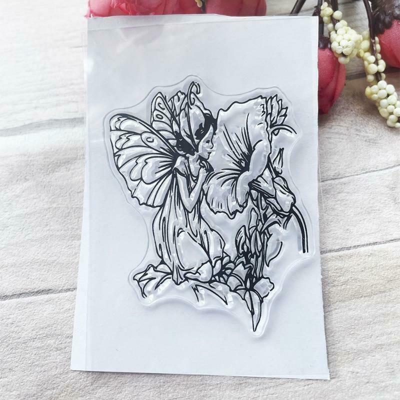 Morning Glory Fairy Border Die-Cut Border Cutting Stencils for DIY Scrapbooking