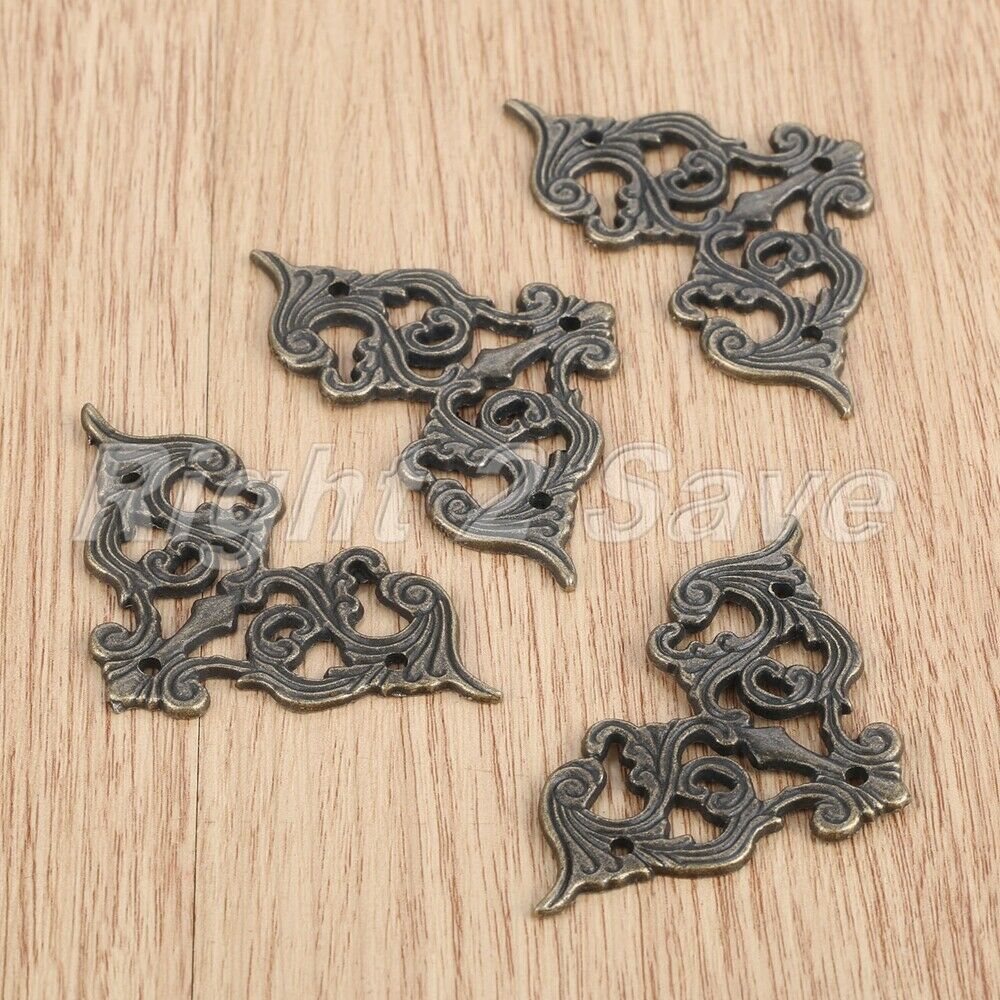 4Pcs Metal Butterfly Corner Decorative Protectors Embellishments Scrapbooking