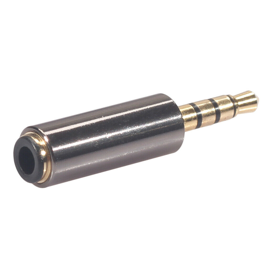 5Pcs 3.5mm Male to Female OMTP to CTIA Earphone Adapter for Microphone