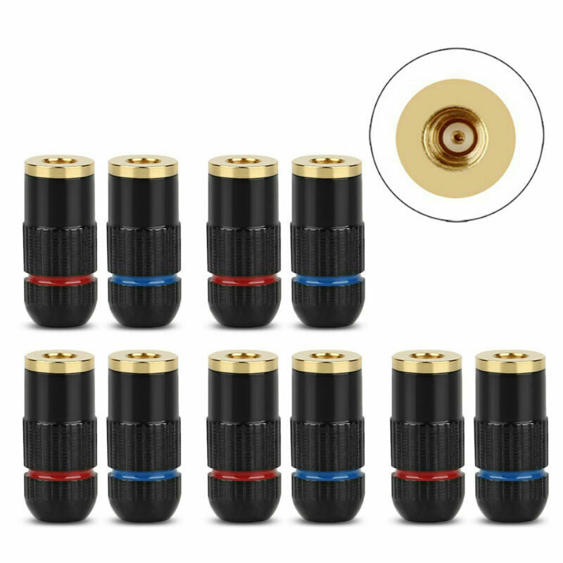 5PCS MMCX Female Earphone Cable Wire Connector For UE900 SE535 SE215 W20 Black