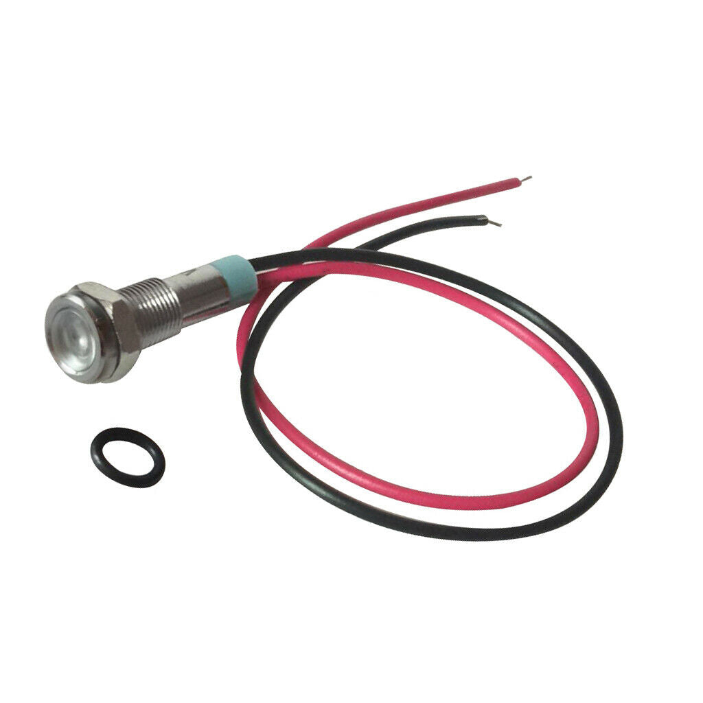 3Pcs 6mm 12V LED Indicator Light Lamp Car Vehicle Motorcycle Boat Truck with