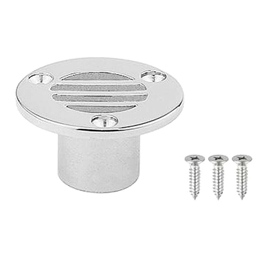 Deck Floor Drain Marine Grade 316 Stainless Steel Boat Ship Yacht 7/8''