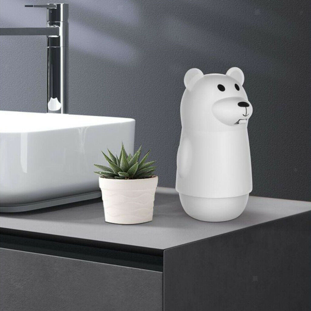 Touchless Soap Dispenser Foaming USB Rechargeable IR Sensor Washing Hands Stand