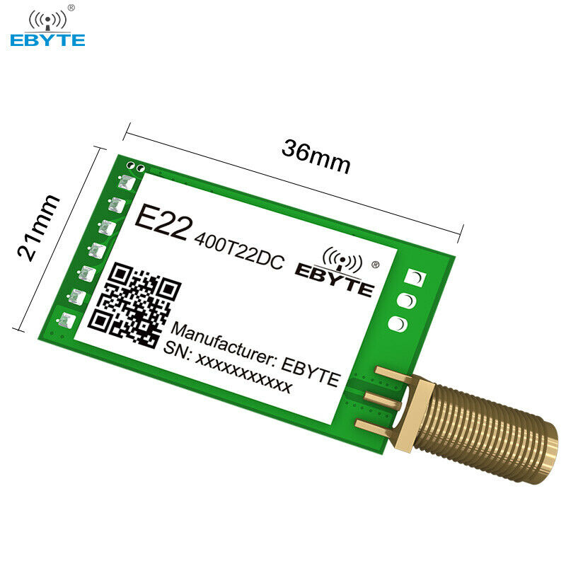 Ebyte SX1262 Wireless LoRa UART Module Receiver 22dBm SPI 5.5km ACommunicator