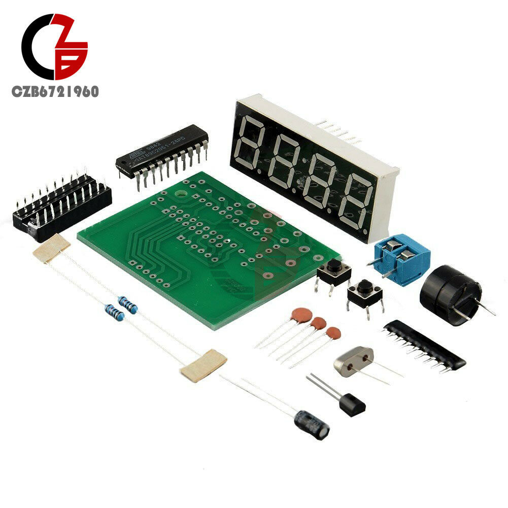 Digital 4 Bits AT89C2051 Electronic Clock Electronic Production Suite DIY Kits