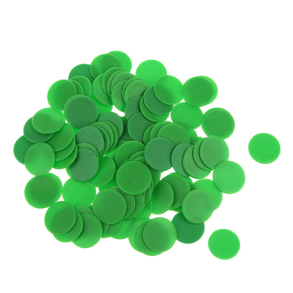 200PCS Plastic Board Game Counters Game Chip Kid Numeracy Teaching Red Green