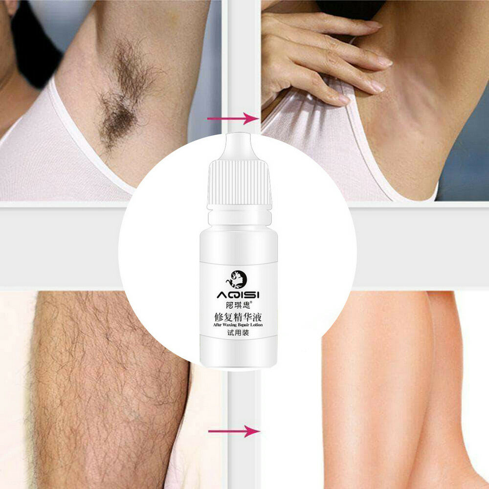 2PCS AQISI Hair removal Organic Permanent Hair Growth Inhibitor 10ml/Bottle