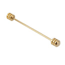 2 Pieces Barbell Pin Collar Lapel Tie Bar Mens Wedding Stick Clip