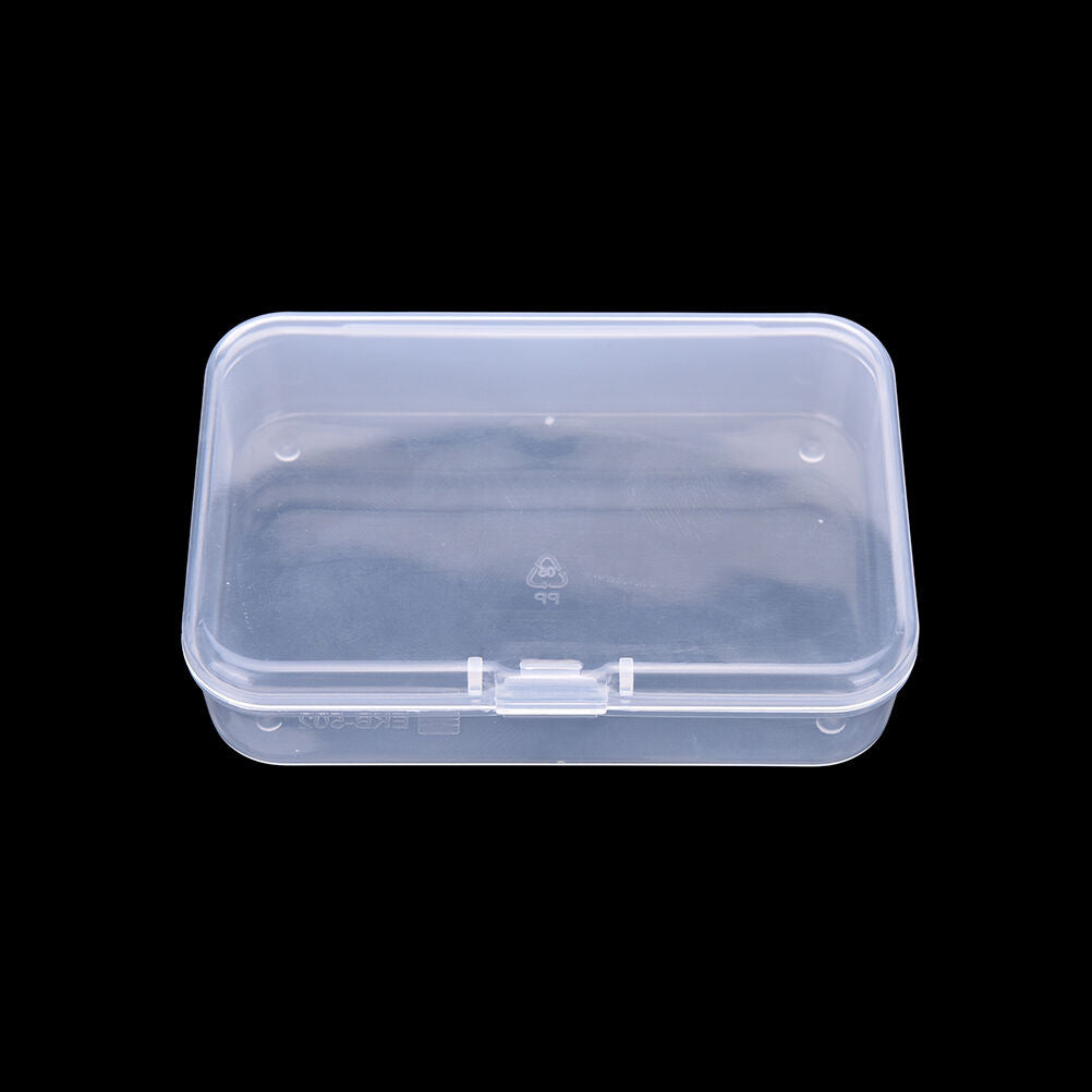 Clear Plastic Transparent With Lid Storage Box Collection Container Cas.l8