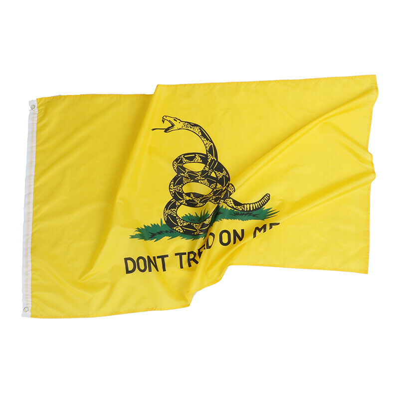 35*59In Dont Tread On Me Flag Yellow Tea Party Rattlesnake Gadsden Don’t TreBDD