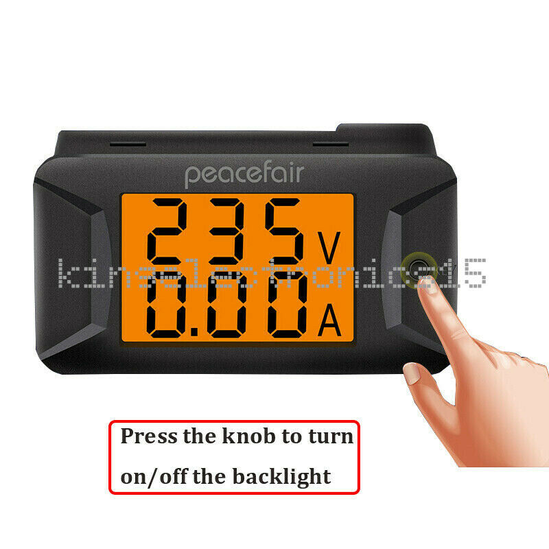 1X AC40-400V 100A Digital Voltage Ampere Panel Meter 110V 220V Ammeter Voltmeter