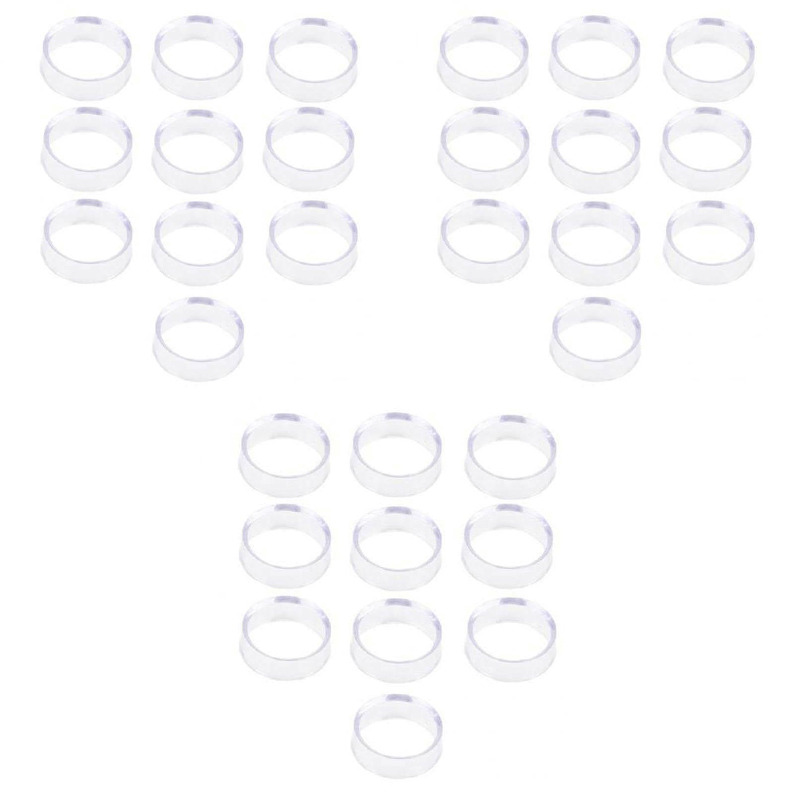 30 PCS Acrylic Clear Display Stand Crystal Ball Quartz Gems Base Pedestal