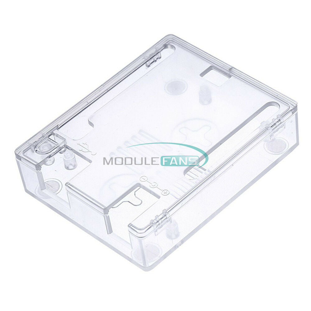 ABS Case Shell Enclosure Clear Box+Screw For Arduino Mini/Micro/Type USB UNO R3