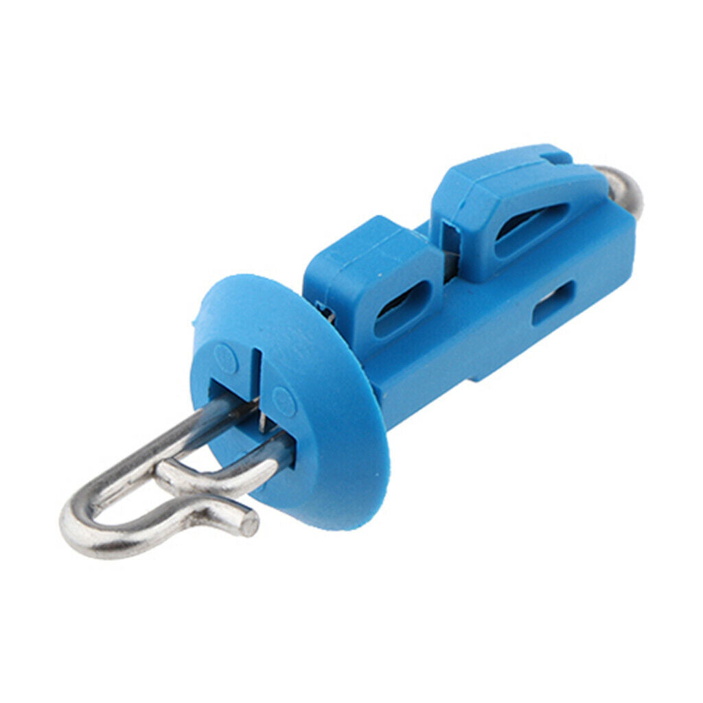 5pcs Splash Down Solo Sea Fishing Bait Clip Locking Lock Blue