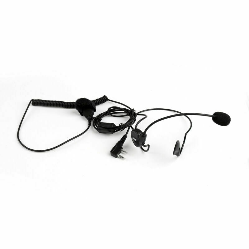 5x C2F2 Headset PTT Mic For Kenwood Puxing Wouxun Baofeng UV-5R 2-Way Radio  AT2