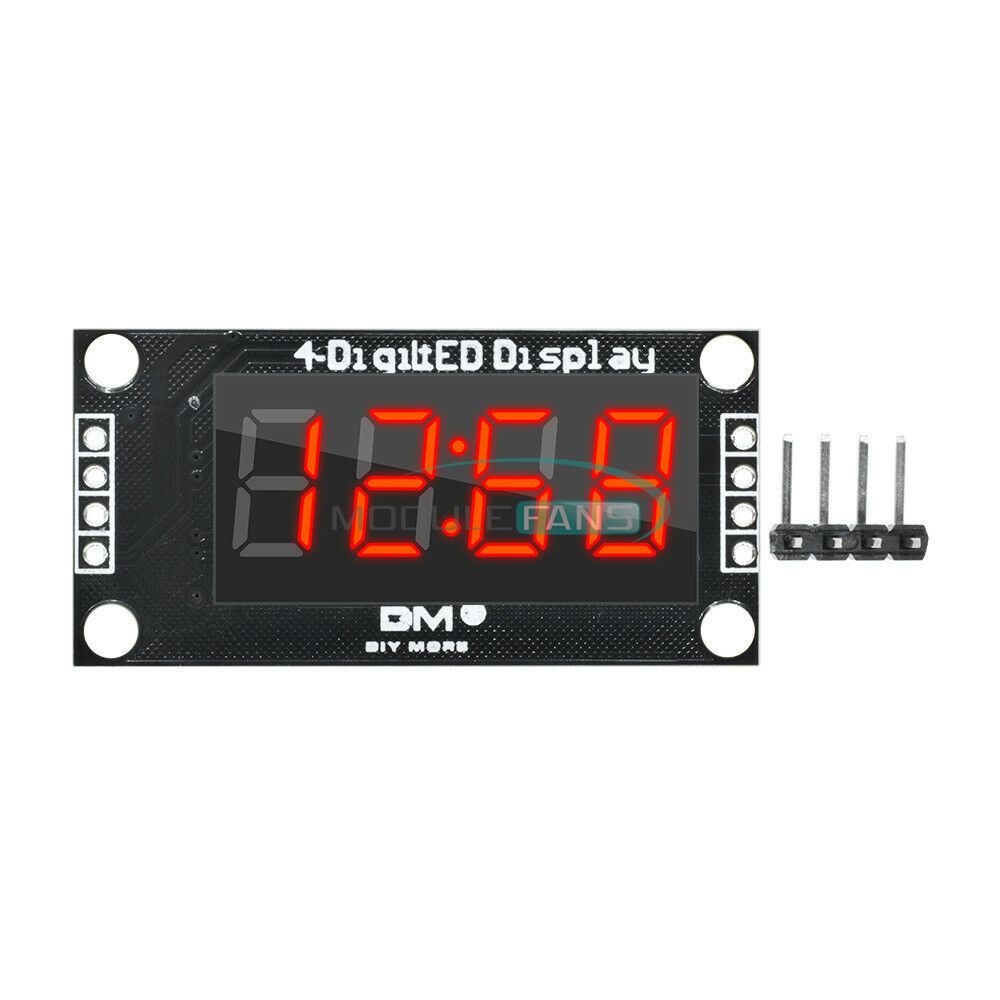 TM1637 0.36 " inch 7-Segment 4-Digit LED Display Clock Red LED Tube Module Board