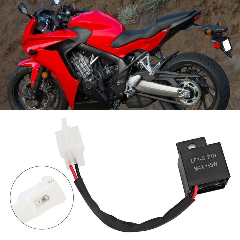 2 Pin Waterproof LED Flasher Relay Motorcycle Motorbike Turn Signal Indicator