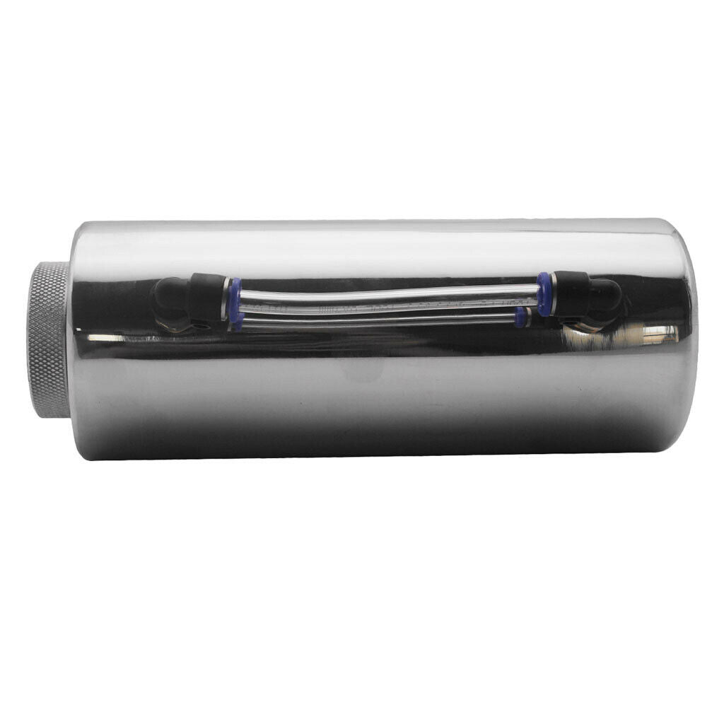 Radiator Coolant Overflow Puke Tank Polished Stainless Steel