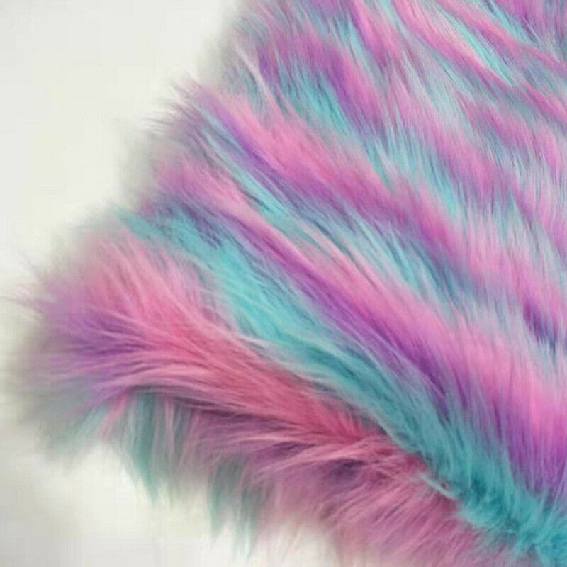 40*60cm Colorful Stripe Soft Plush Fabric DIY Clothing Home Textiles Material
