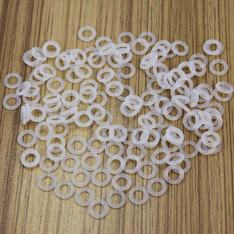 120Pcs White Rubber O-Ring Keycap For Cherry MX Switch keyboard Dampers Tools