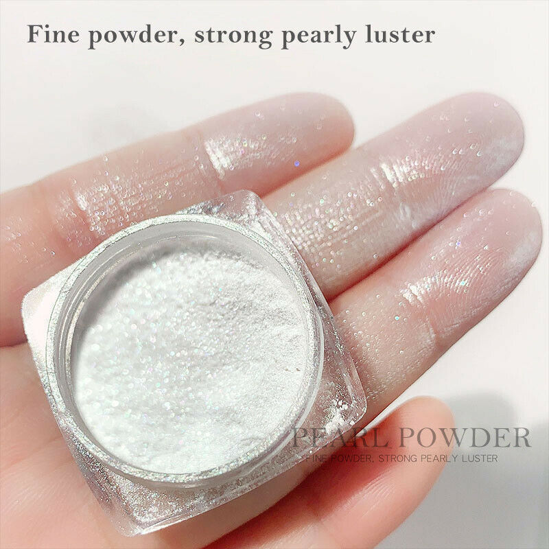 DIY Nail Powder Jelly Crystal Aurora Shiny Powder Glitter Flash Nail Dust Tips