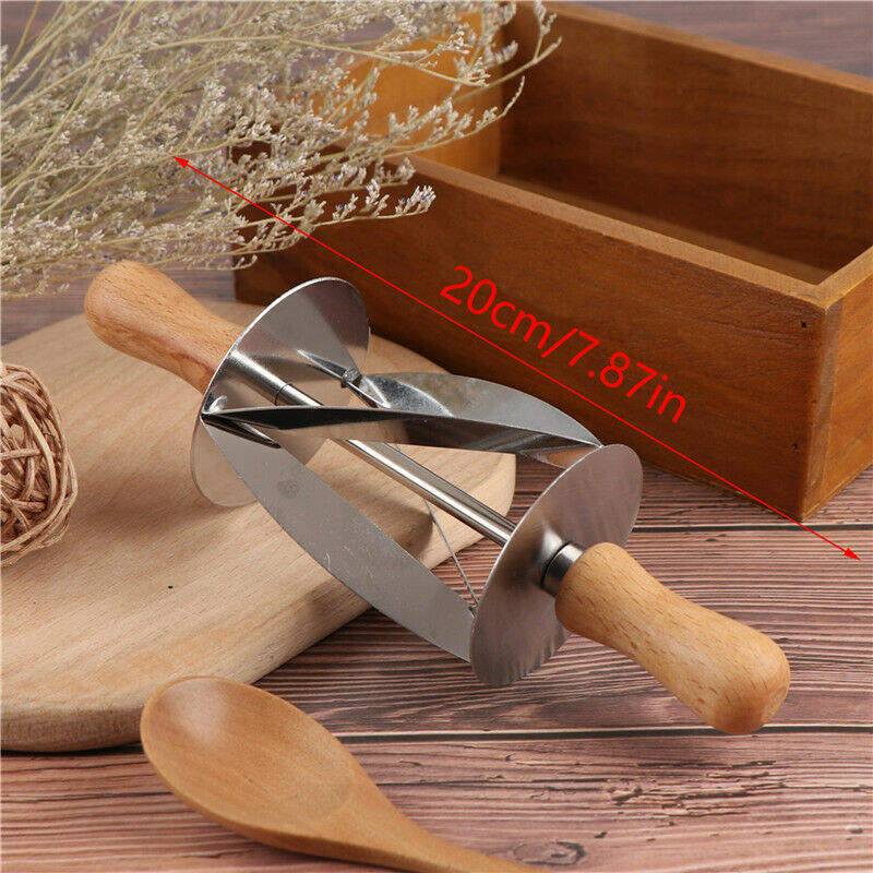 1PC Upspirit Stainless Steel Rolling Cutter for Making Croissant Bread  N HcBDA