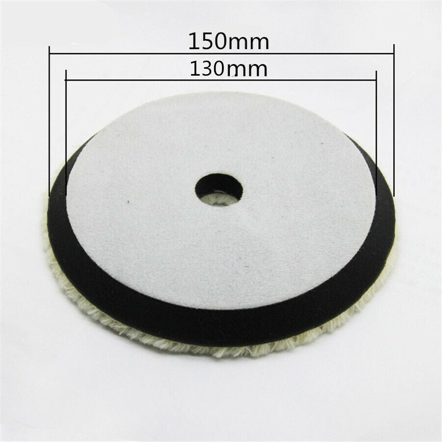 2 x Car Care Woolen Polishing Pad  Cleaning Waxing Buffing Kit For car polishing