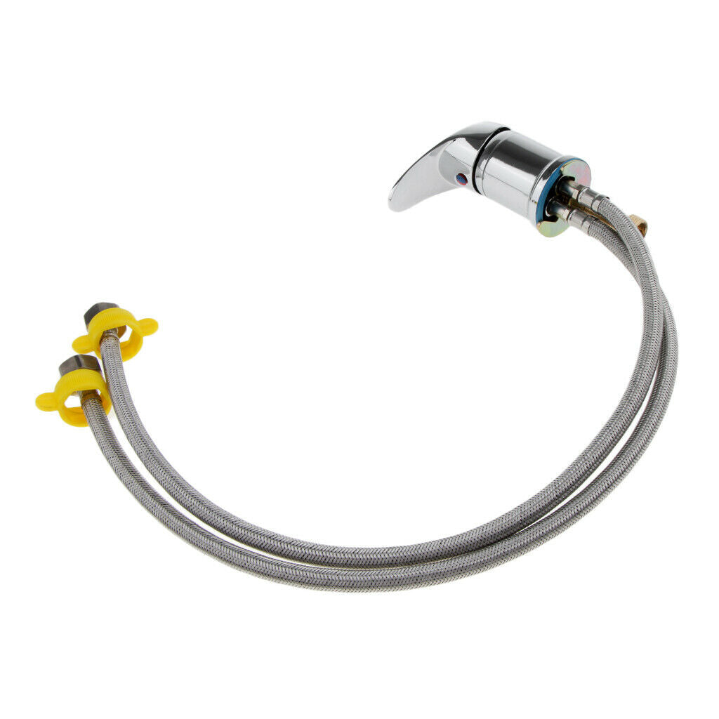 Hot Cold Faucet with Hose Replacement Part for Spa Beauty Salon Shampoo Bowl 60