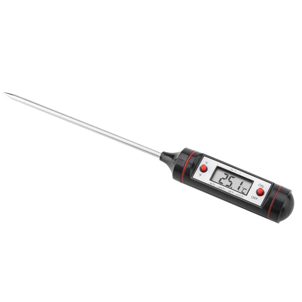 Digital Thermometer For Meat Milk Water Cooking Food Probe BBQ Kitchen Tool