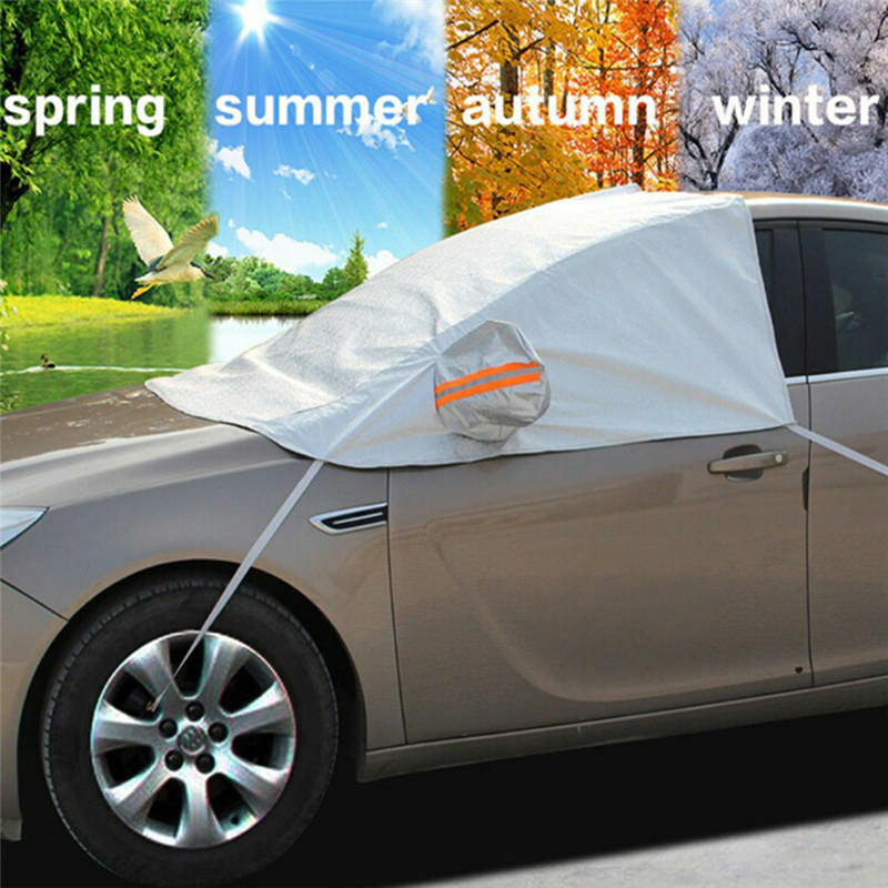 Car Windscreen Mirror Shield Cover Frost Ice Snow UV Sun Dust Screen ProtectBDA