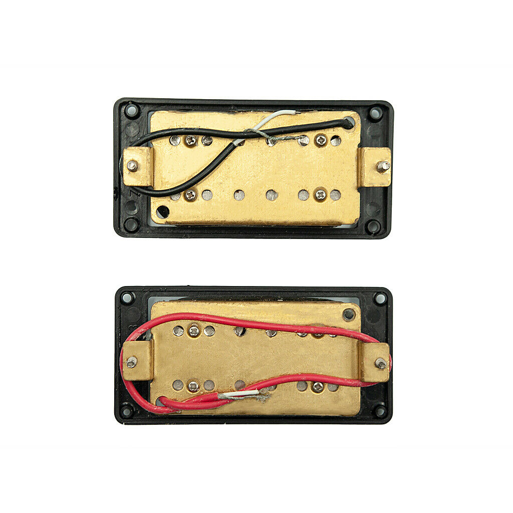 Neck Pickup Ceramic Magnets Golden Plated \ U0026 Cover For Electric Guitar