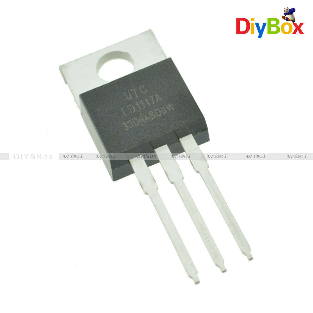 LD1117V33 Linear Voltage Regulator 3.3V 800mA TO-220 D