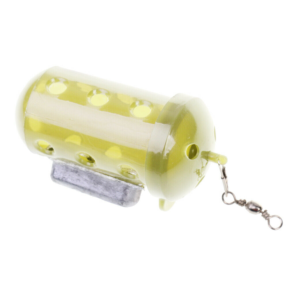 Carp Fishing Feeders Swim Feeders Maggot Feeder with Lead Sinker 30g/1.05oz