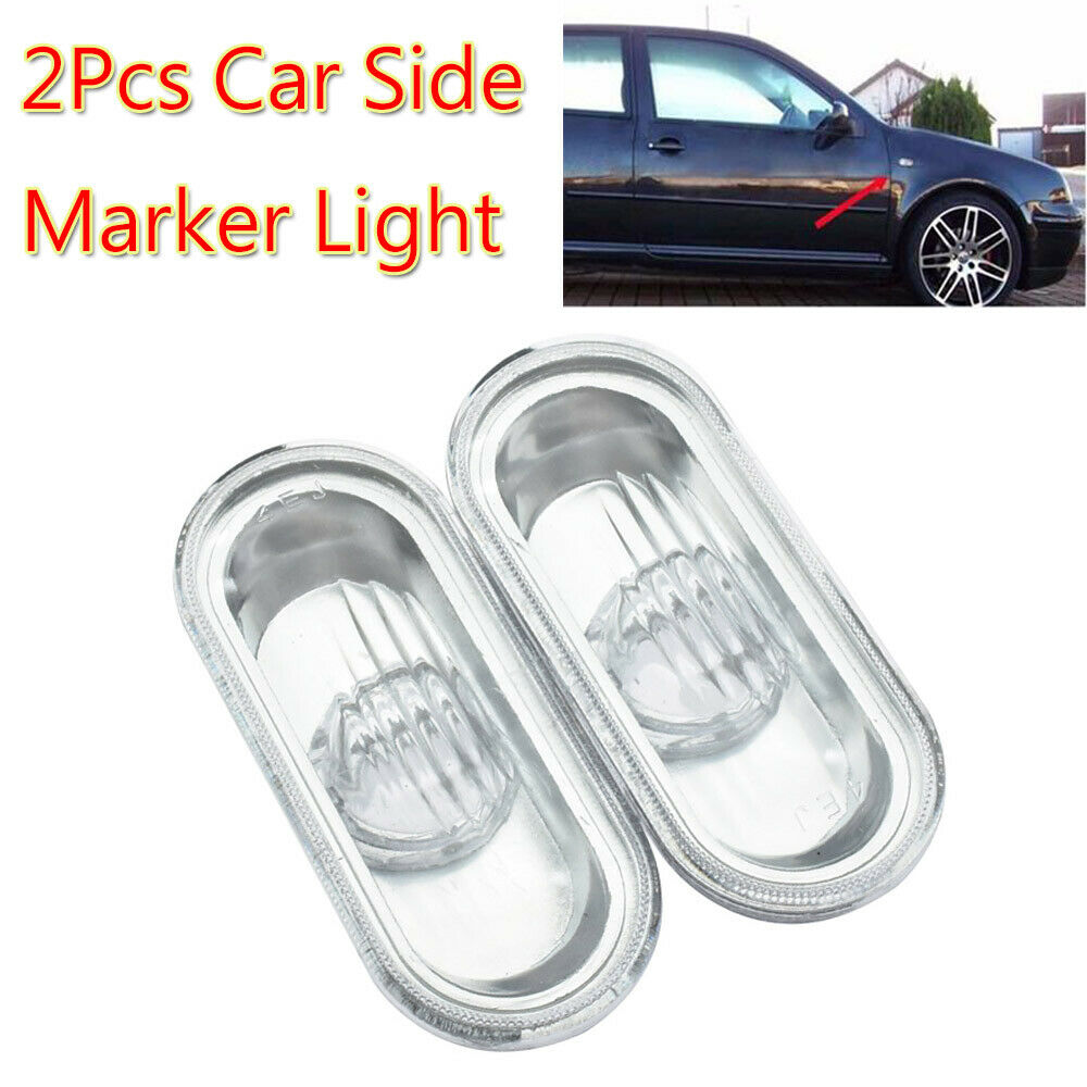 2Pcs Car Auto Side Marker Light For Jetta Golf MK4 Passat B5 B5.5 GTI Beetle R32