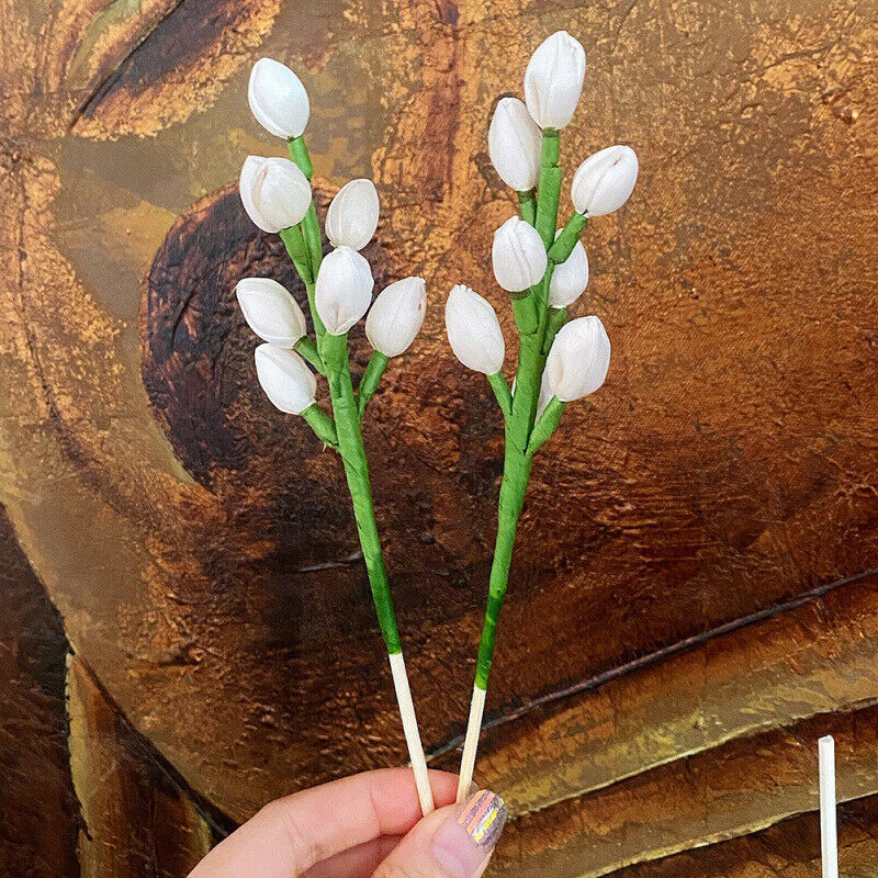 2X Dried Flower Rattan Reed Diffuser Stick Willow Bud Essential Oil Refill Decor