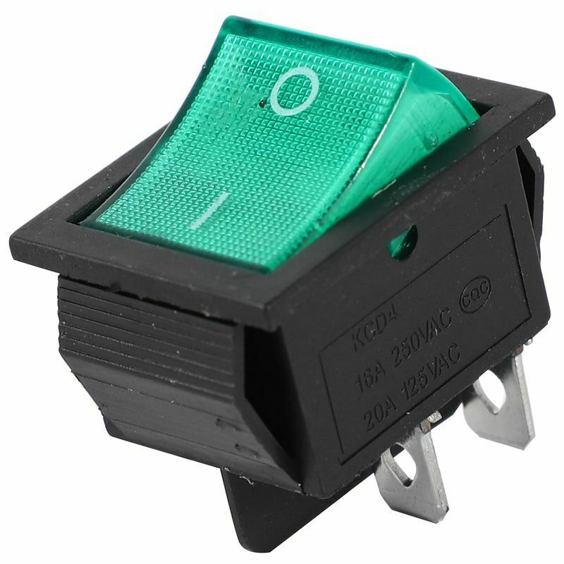 4 Pin Rocker Switch 16A 250V/ 20A 125V AC Electrical Equipment Switches P9Y3Y3