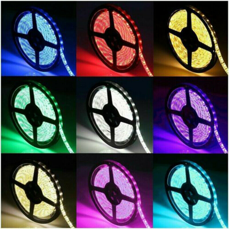 Led Strip Lights 3528 Rgb SMD Remote Fairy Lights Room TV Party Bar Kitchen Lamp
