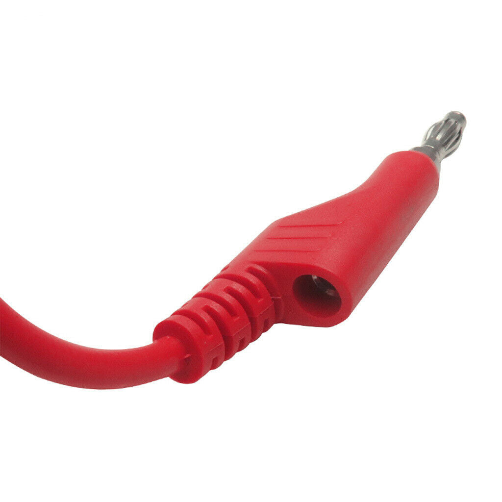 10 Pieces 4mm Banana to Banana Plug Test Cable Lead for Multimeter 5 Colors
